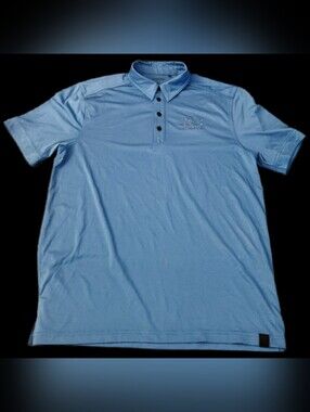 #MC36 Men's Light Blue Polo Shirt with Subtle Chest Embroidery
